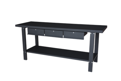 ABI Workbench con 3 cassetti, metallo nero