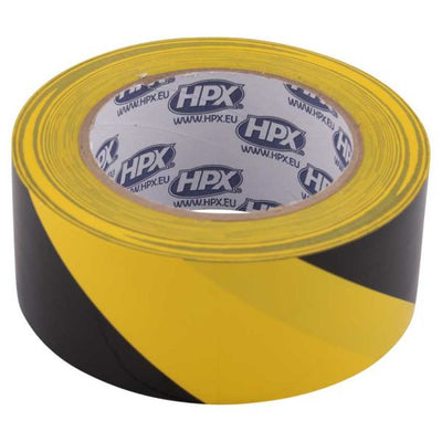 Hpx HPX Safety Tape Geel-Zwart