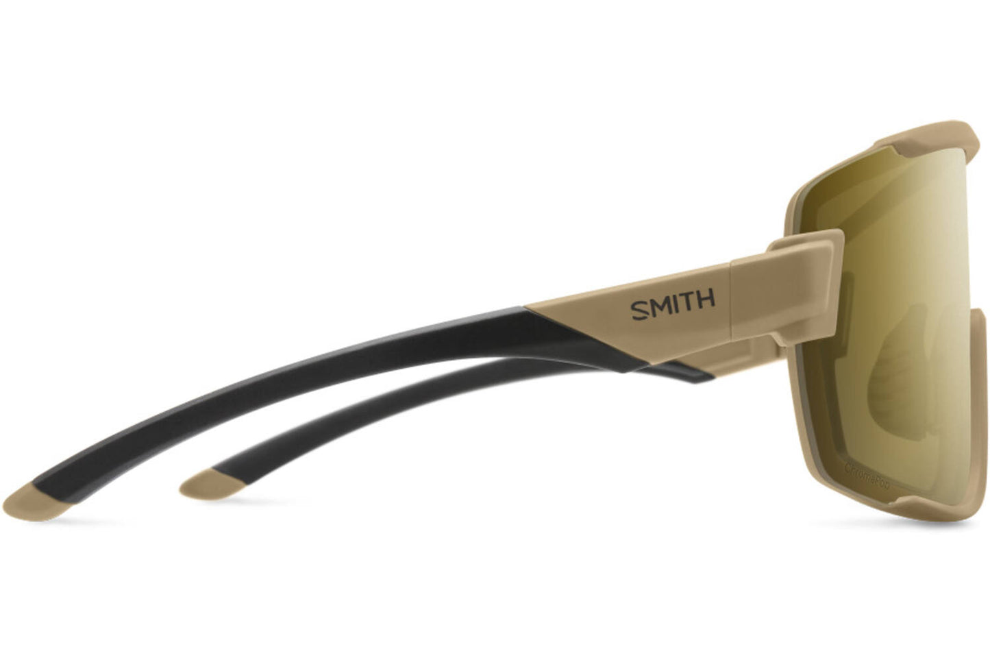 Smith Wildcat bril matte safari chromapop black gold