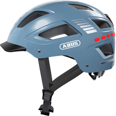 Abus Helmet Hyban 2.0 LED Signal Glacier L 56-61 cm
