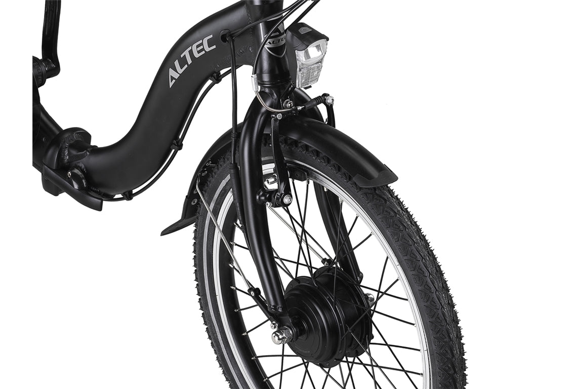 Altec Comfort E-bike Vouwfiets 20 inch 7-spd. 518Wh Mat Zwart M129 40Nm