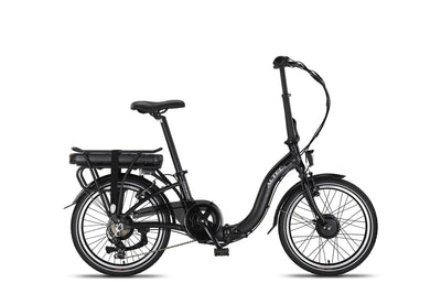 Altec Comfort E-Bike plegable Bike 20 pulgadas 7-SPD. 518Wh Mat Negra M129 40 nm