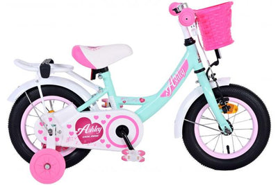 Bicicleta para niños de Vinare Ashley - Niñas - 12 pulgadas - Verde