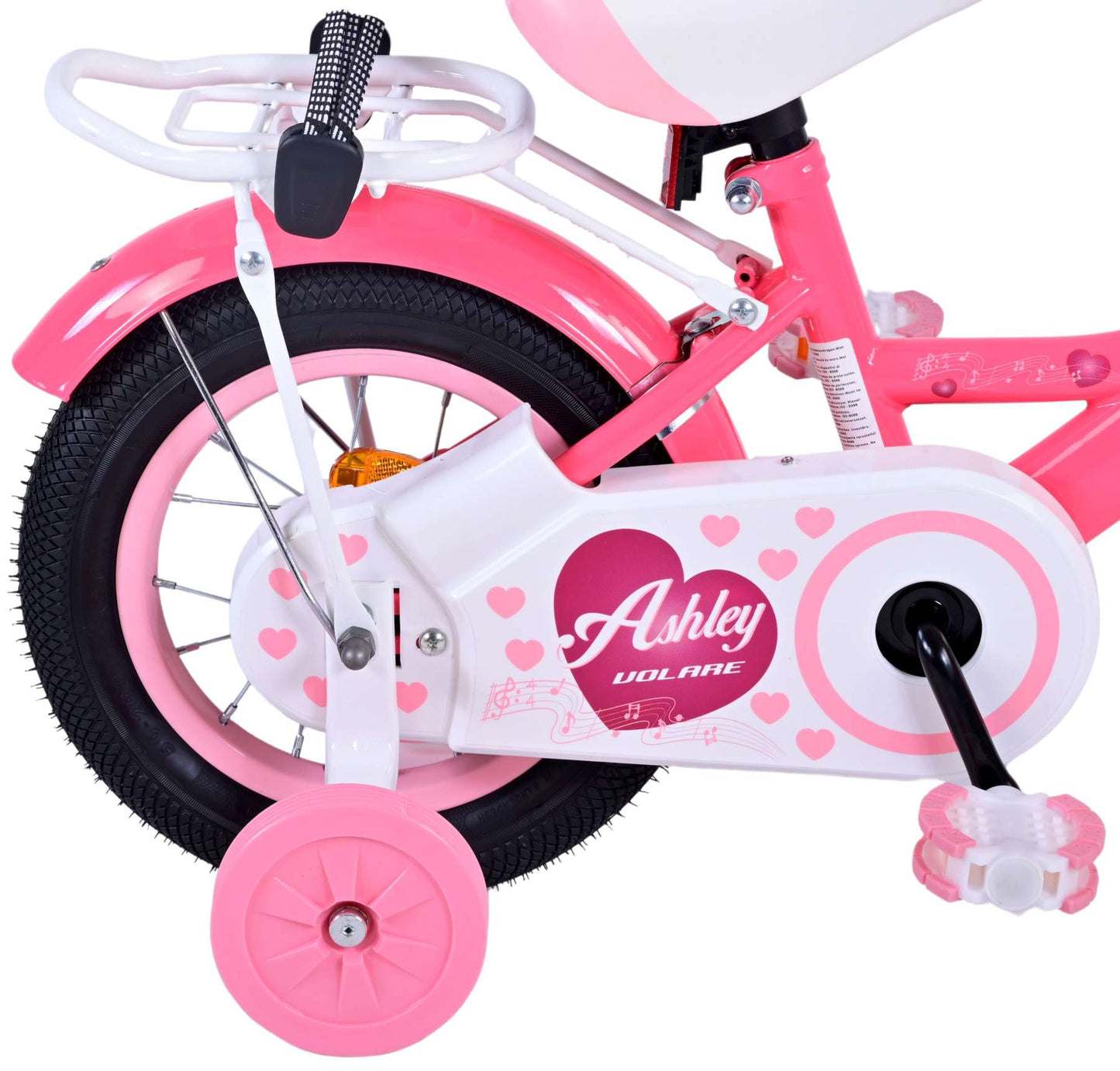 Bicycle per bambini di Vlatare Ashley - Girls - 12 pollici - rosa rosso