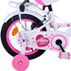 Bicycle per bambini di Vlatare Ashley - Girls - 14 pollici - Bianco - Freni a due mani