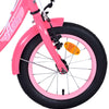Volare Ashley Kinderfiets - Meisjes - 14 inch - Roze Rood - Twee Handremmen