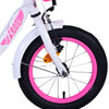 Bicycle per bambini di Vlatare Ashley - Girls - 14 pollici - Bianco - Freni a due mani