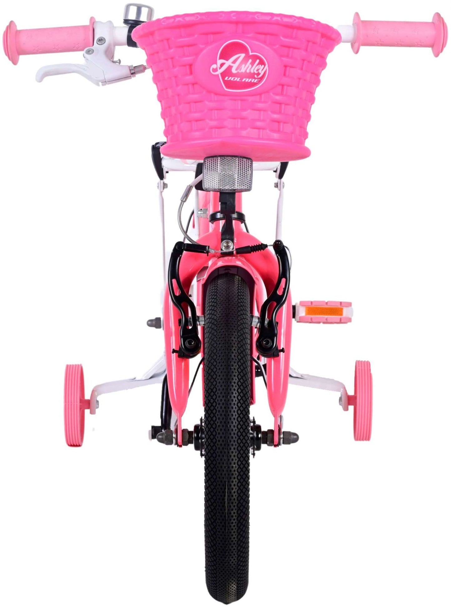 Volare Ashley Bicycle para niños - Niñas - 14 pulgadas - Rojo rosa