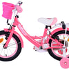 Bicycle per bambini di Vlatare Ashley - Girls - 14 pollici - Rosso rosa - Freni a due mani