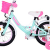 Bicycle per bambini di Vlatare Ashley - Girls - 14 pollici - Verde - Freni a due mani