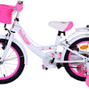 Bicycle per bambini di Vlatare Ashley - Girls - 16 pollici - Bianco - Freni a due mani