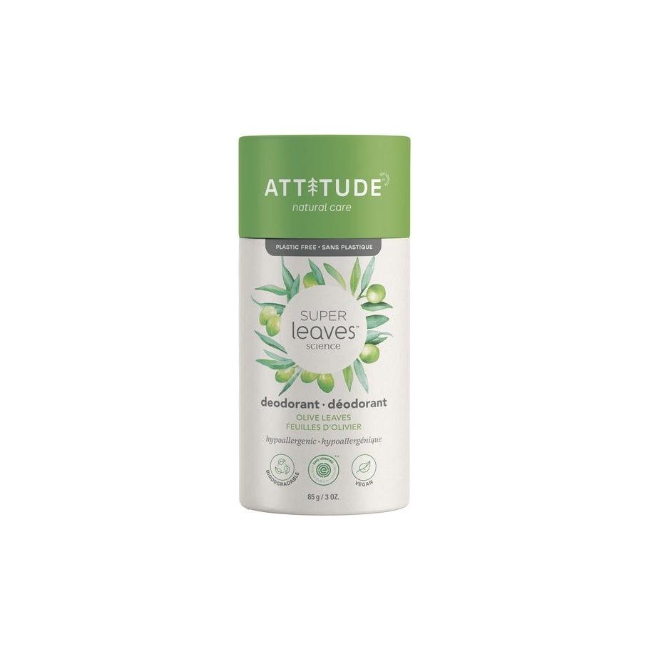 Atteggiamento deodorante oliva foglie
