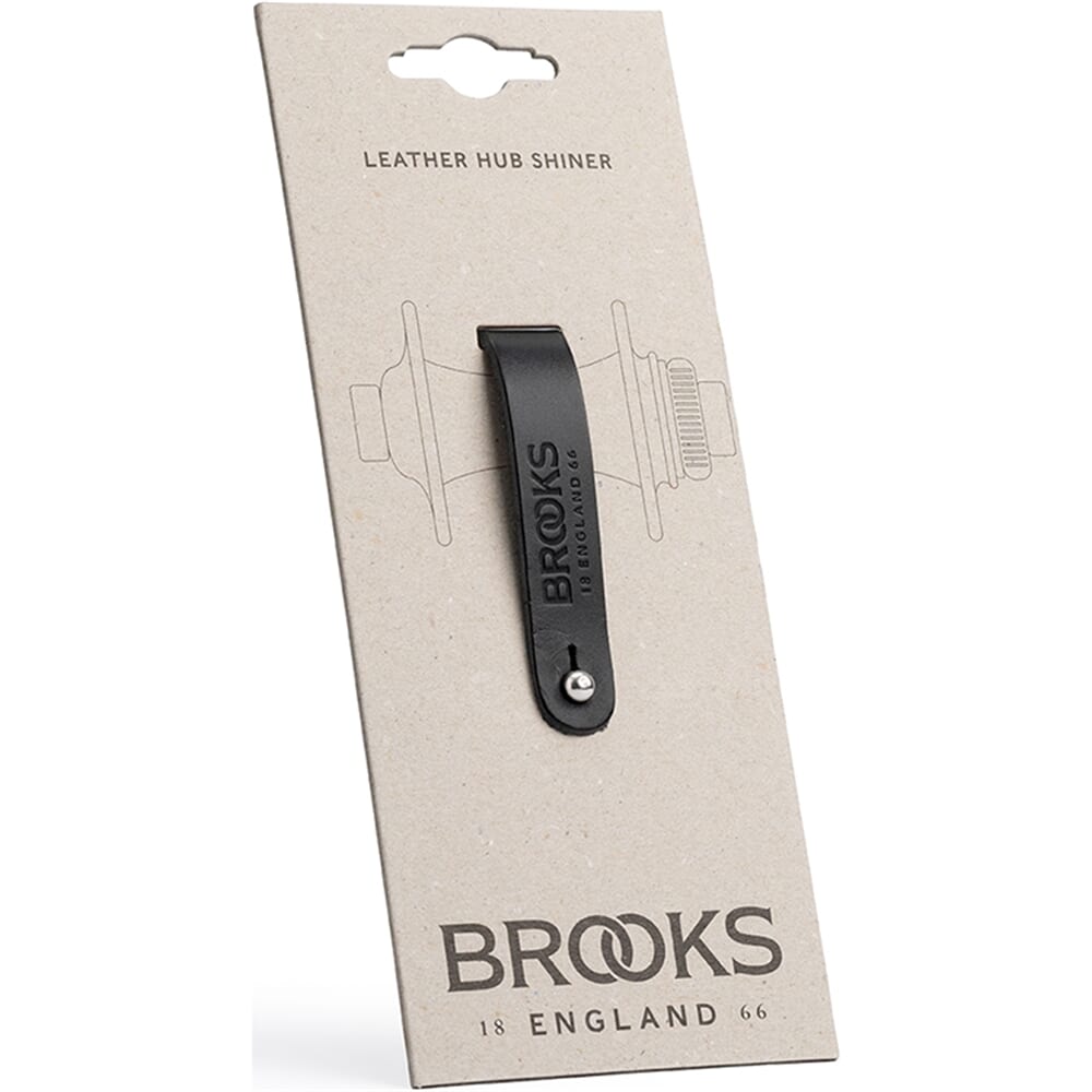Brooks Leather Hub Shiner negro