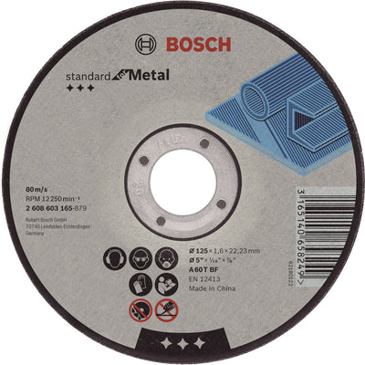 Bosch Prof. Snacking plato de metal recto 125 mm