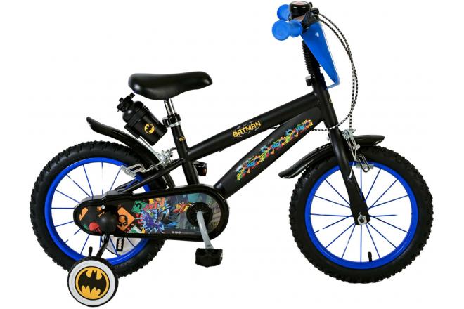 Batman kinderfiets - jongens - 14 inch - zwart
