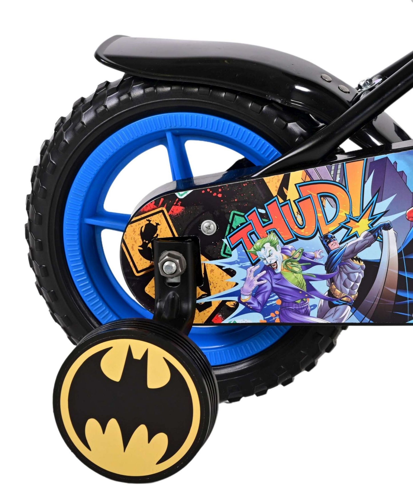 Batman Kinderfiets - Jongens - 10 inch - Zwart - Doortrapper