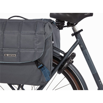 Sacca per biciclette di cortina doppia jaipur avs nero