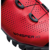 Zapatos como gato Whisper x1 MTB Tamaño de nylon 44 Rojo