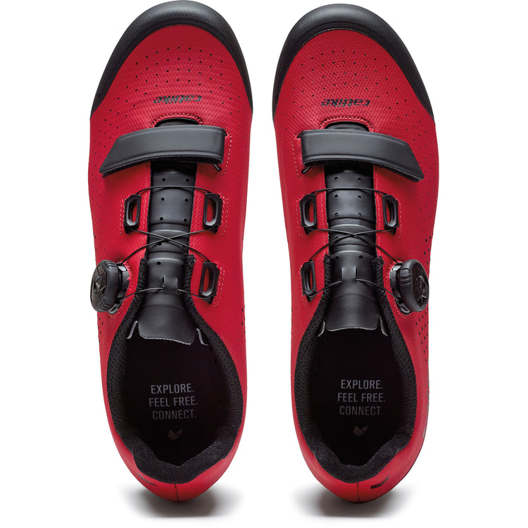 Buzaglo mtb schoenen kompact'o x1 nylon maat 38 rood