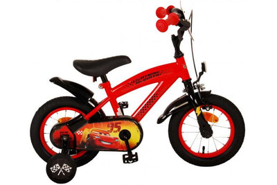 Bicicleta infantil Disney Cars - Niños - 12 pulgadas - Rojo