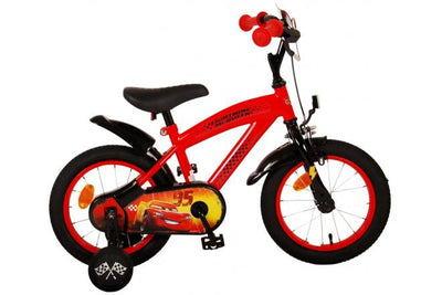 Bicycle per bambini delle auto Disney - ragazzi - 14 pollici - rosso