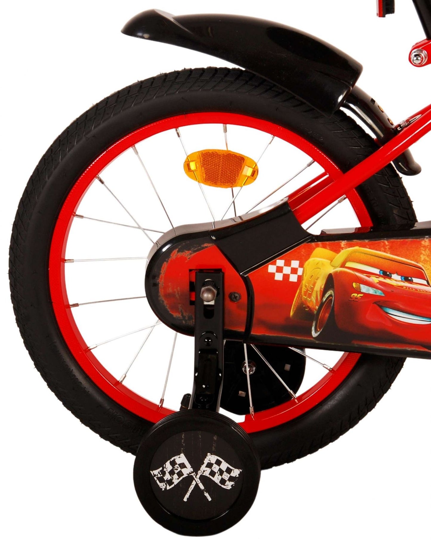 Bike per bambini Disney Cars - Boys - 16 pollici - rosso
