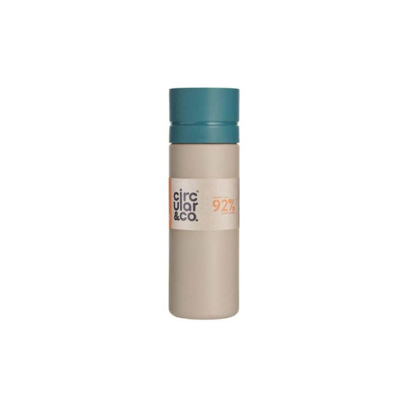 Circular Co. Bottiglia circolare 600 ml di verde acqua