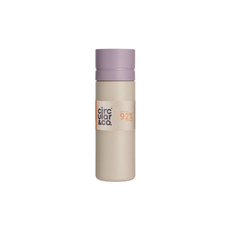 Circular Co. Circular Bottle 600 ml Crème Paars