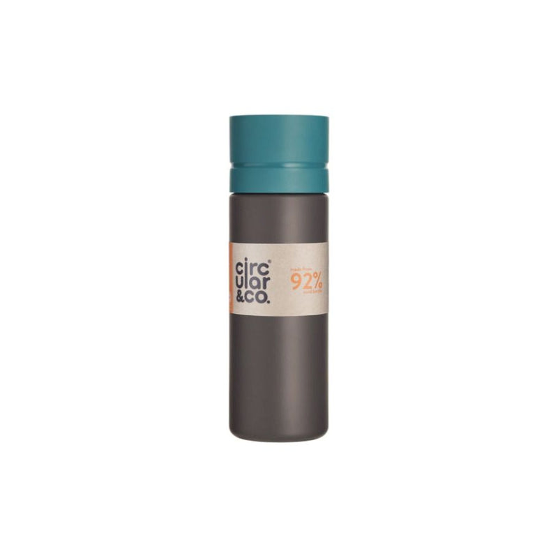 Circular Co. Botella circular 600 ml de verde negro