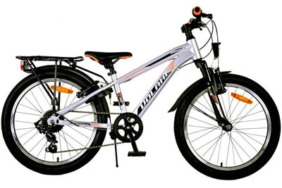 Bicicleta para niños Volare Cross - Niños - 20 pulgadas - Plata - 6 engranajes
