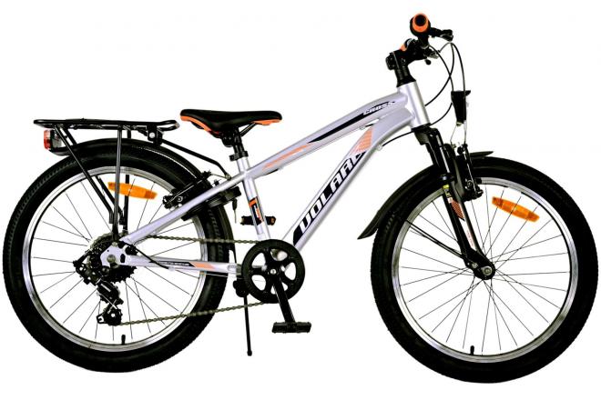 Bicycle per bambini Vlatare Cross - Boys - 20 pollici - argento - 6 marce