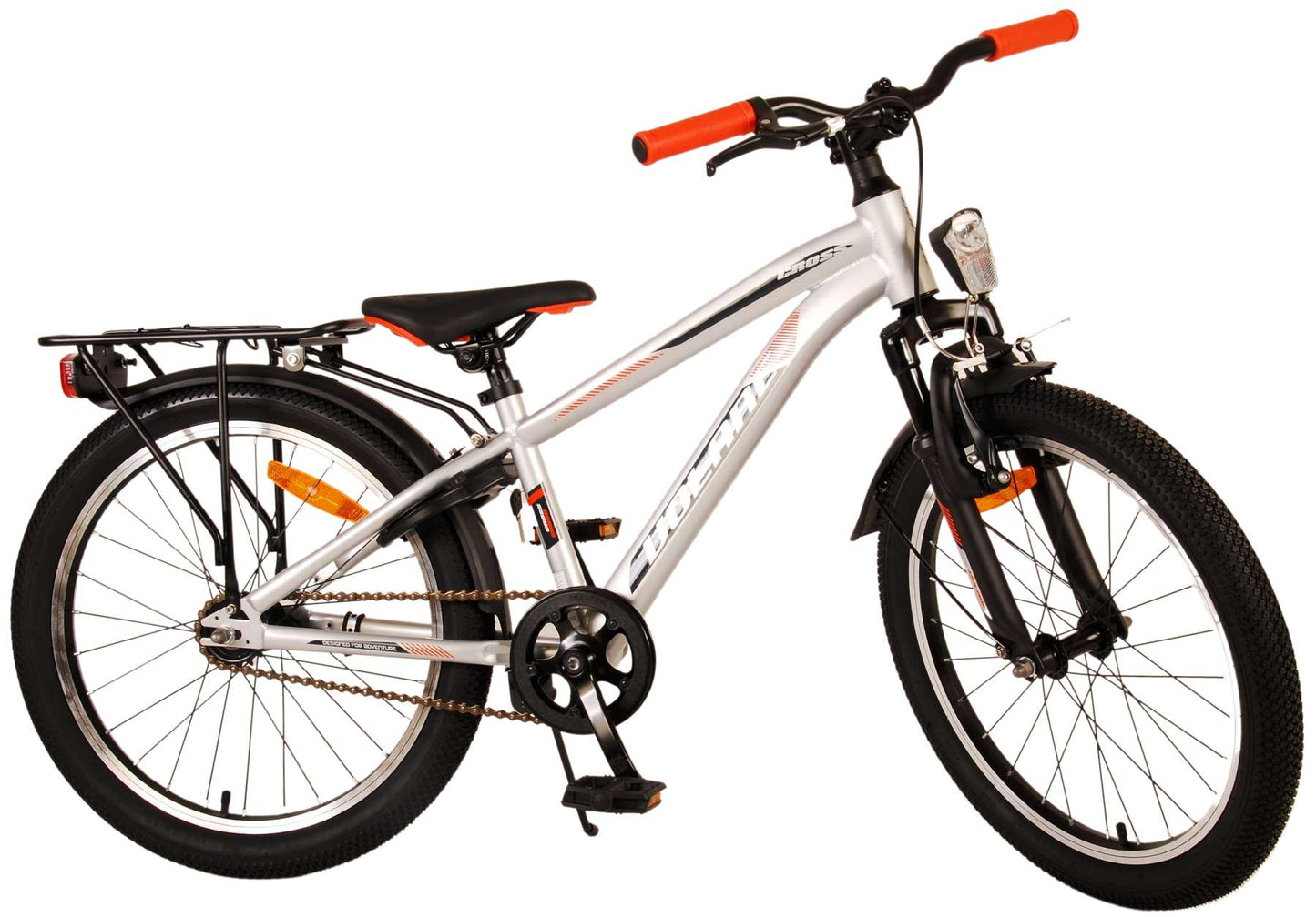 Bicycle per bambini Vlatare Cross - Boys - 20 pollici - argento