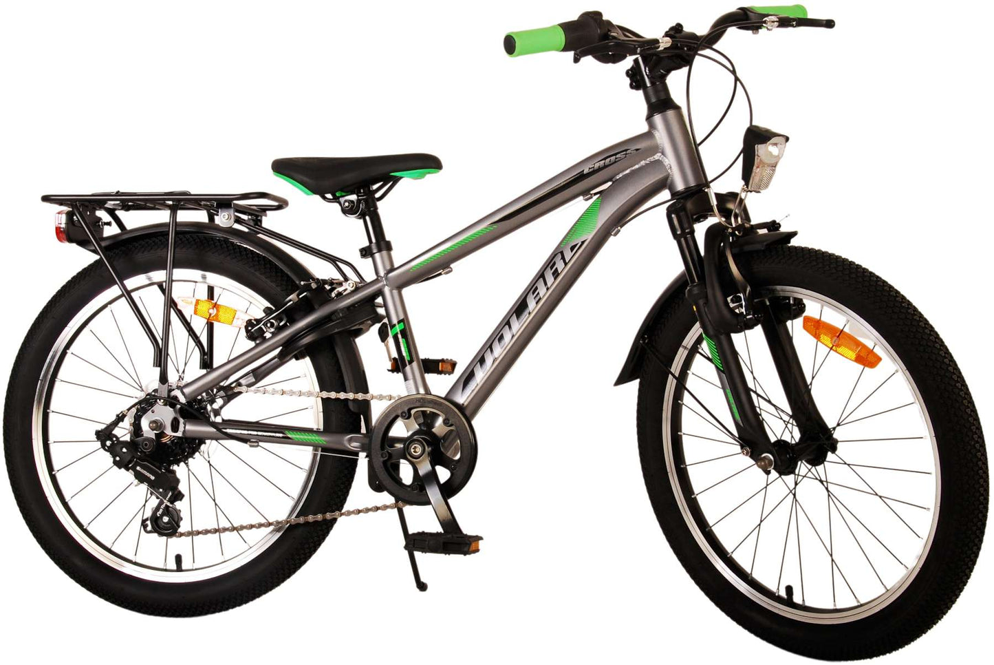 Bicycle per bambini Vlatare Cross - Boys - 20 pollici - Grigio - 6 marce