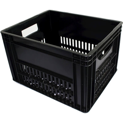Bicycle Crate Luggage Crate Black 43x35x27cm
