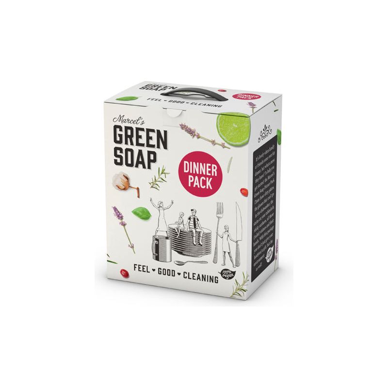 Marcels Green Soap Cleaning Box 6 x Marcel's Cleaning Products