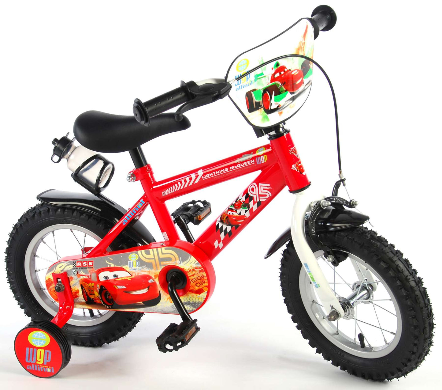 Bike para niños de Disney Cars - Niños - 12 pulgadas - Rojo