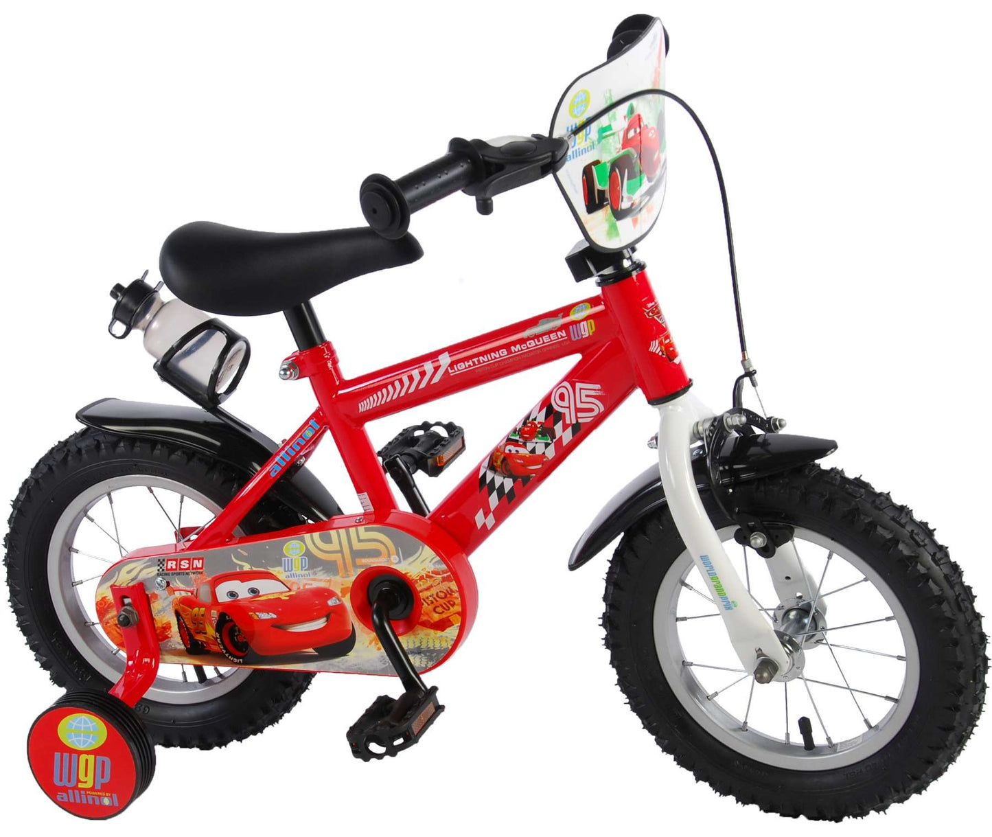 Bike per bambini Disney Cars - Boys - 12 pollici - rosso
