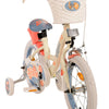 Bicicleta para niños de Disney Stitch - Niñas - 14 pulgadas - Crema Coral Azul
