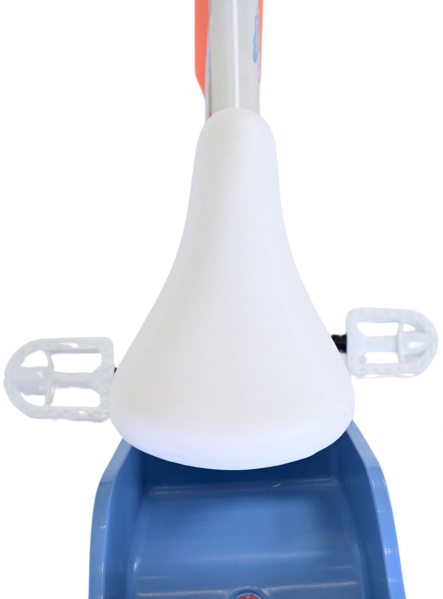 Stitch Stitch Kinderfiets Meisjes 16 inch Creme Koraal Blauw Twee handremmen