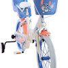 Stitch Stitch Kinderfiets Meisjes 16 inch Creme Koraal Blauw Twee handremmen