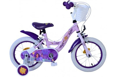 Wish Wish Wish Children's Bike Girls da 14 pollici viola due freni a mano