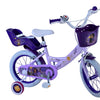 Wish Wish Children's Bike Girls 14 pulgadas Púrpura de dos manos de la mano