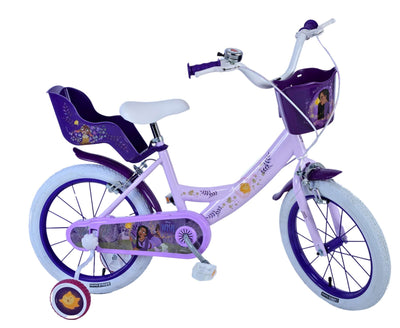 Wish Wish Kinderfiets Meisjes 16 inch Paars Twee handremmen
