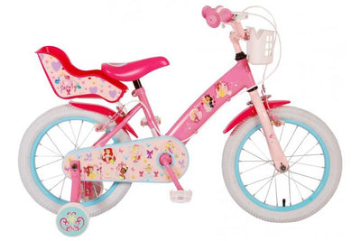 Bicicleta para niños de Disney Princess - Niñas - 16 pulgadas - Pink - Dos frenos de mano