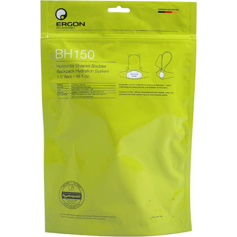 Ergon waterzak BH150 - Transparant - Food-proof polyurethaan - Rugtas BE serie