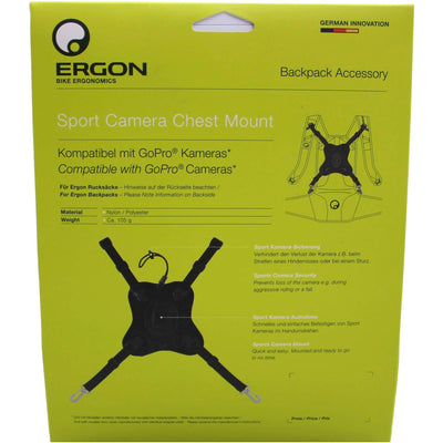 Ergon Clip para cámaras de acción - Negro