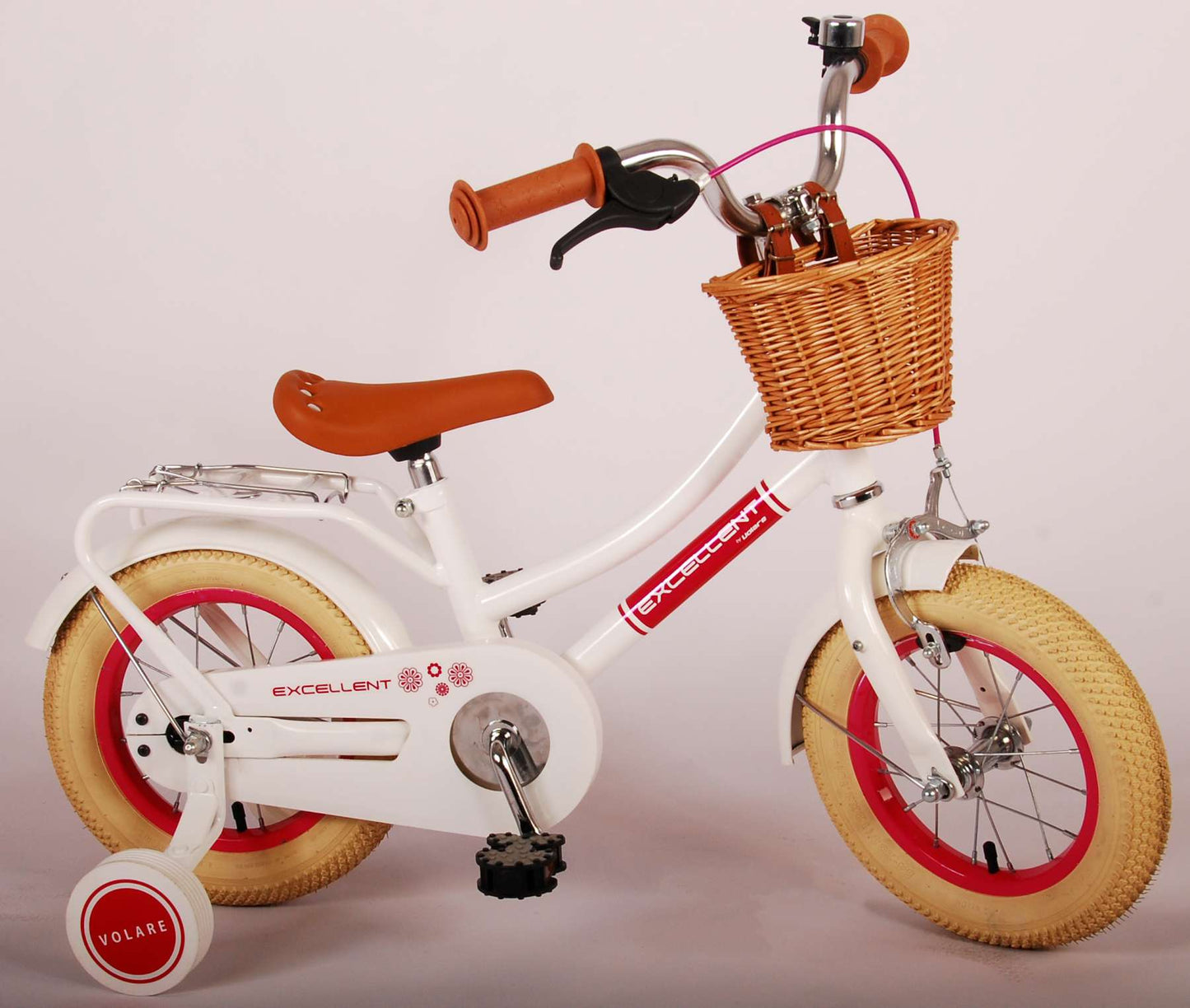 Volare Excelente bicicleta para niños - niñas - 12 pulgadas - blanco
