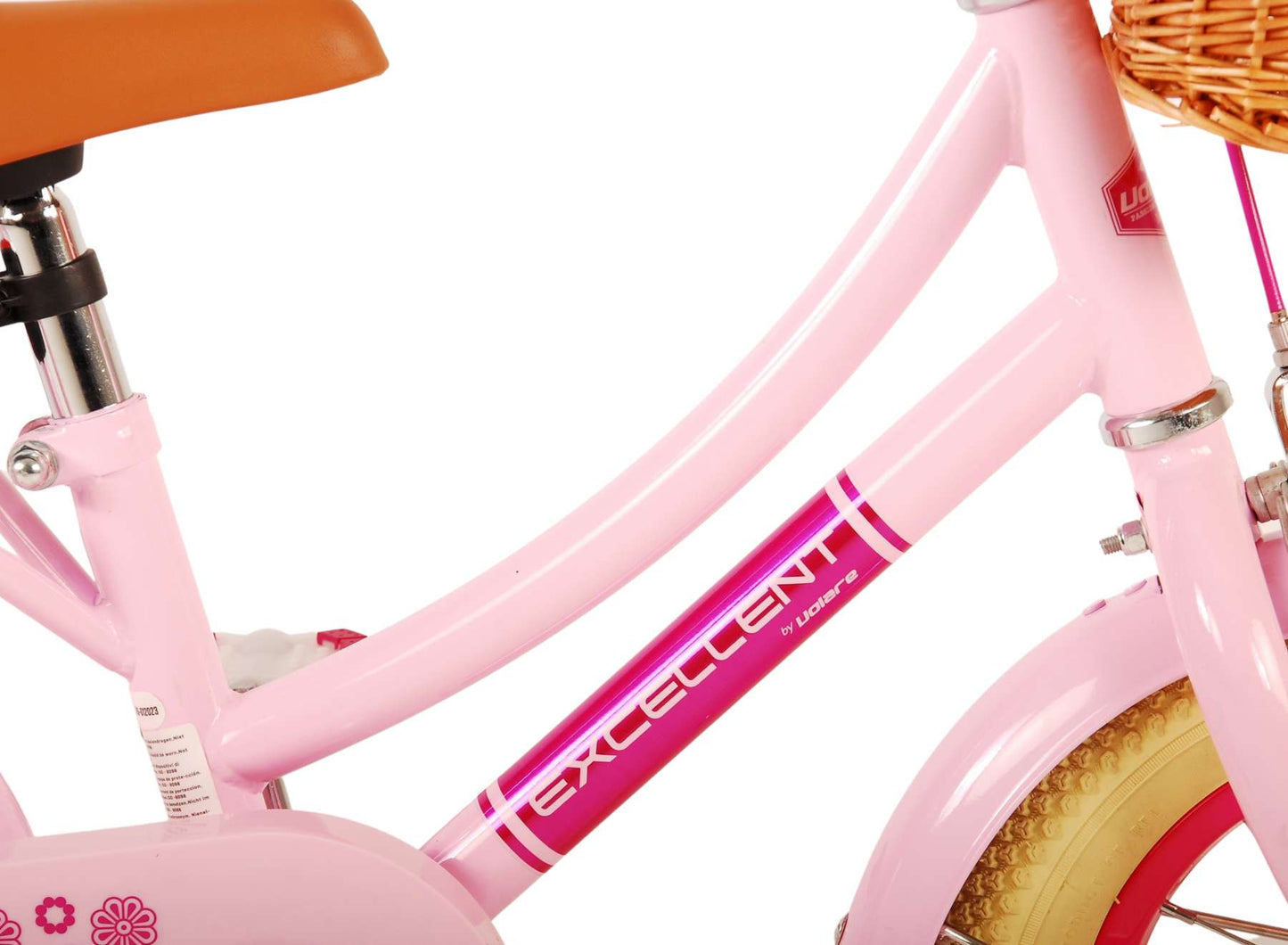 Volare Excelente bicicleta para niños - niñas - 12 pulgadas - rosa