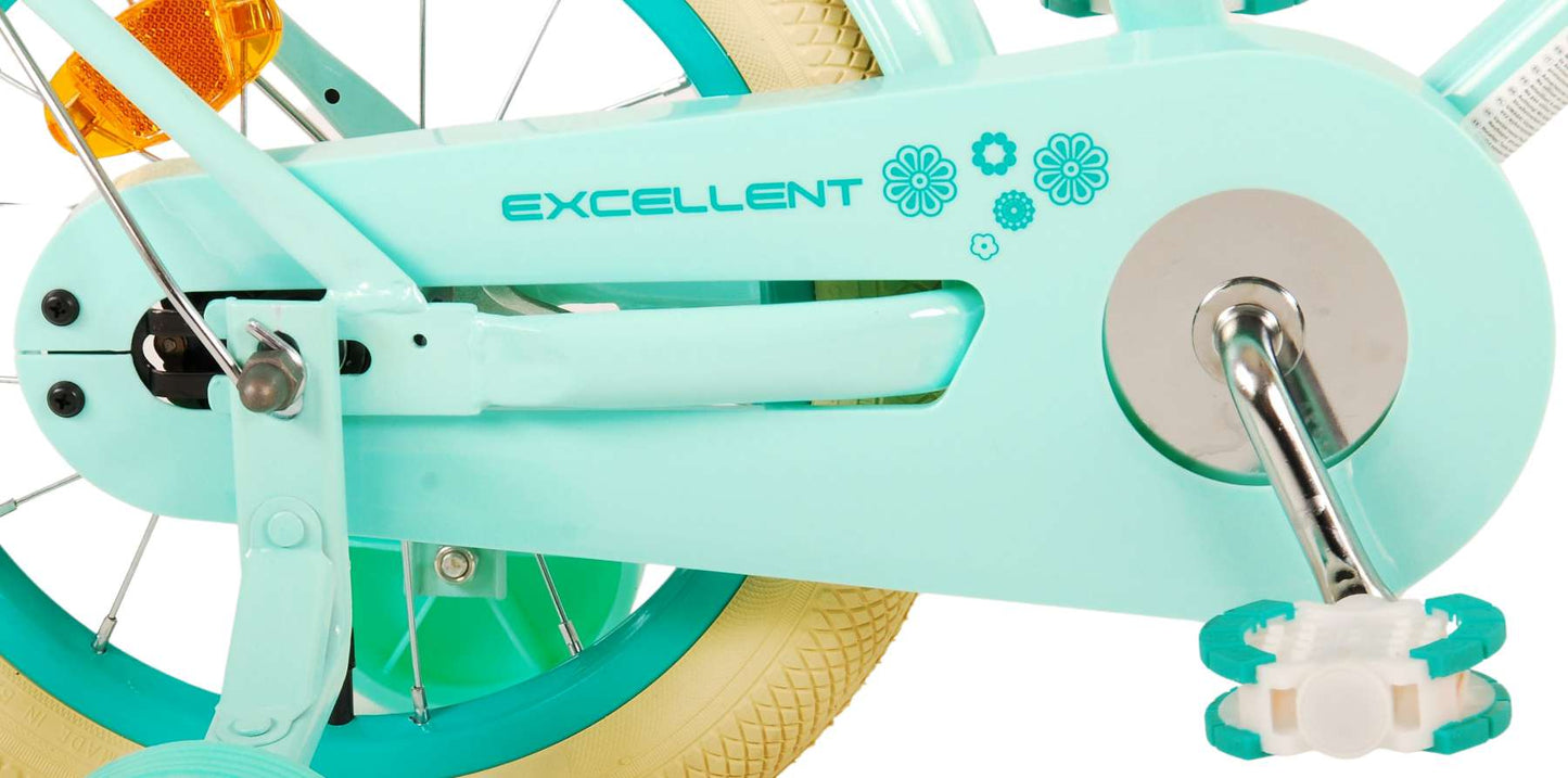 Volare Excelente bicicleta para niños - niñas - 14 pulgadas - verde