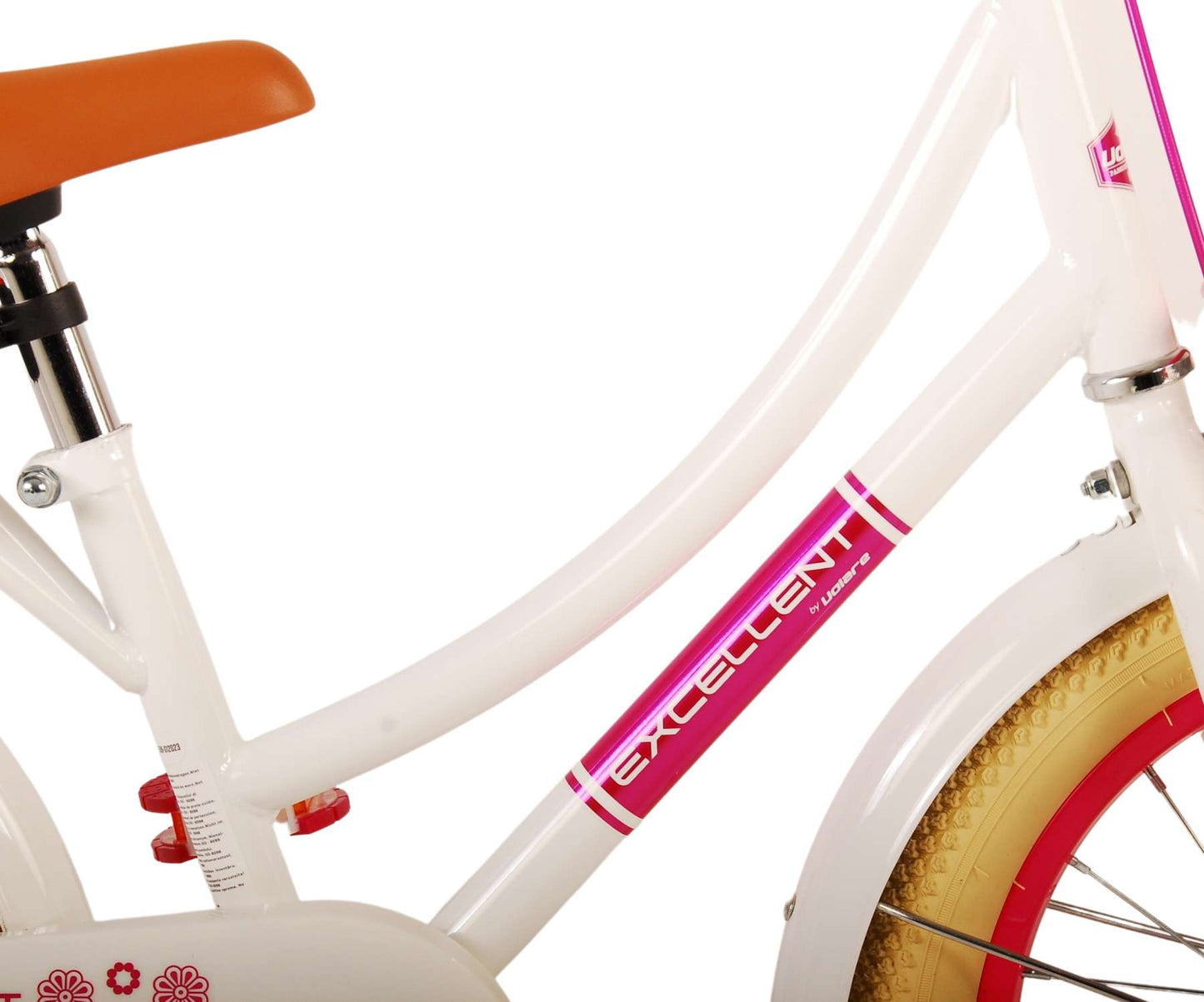 Virerare Eccellente bicicletta per bambini - Girls - 16 pollici - Bianco - 95% assemblato